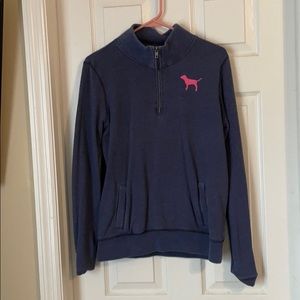 Long sleeve Victoria secret 1/4 zip hoodie